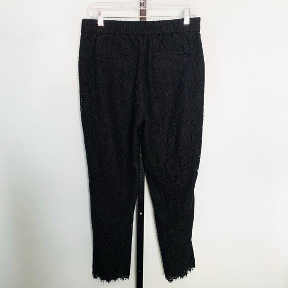 J. Crew Easy Pant in Black Lace Size 6T - Picture 5 of 9